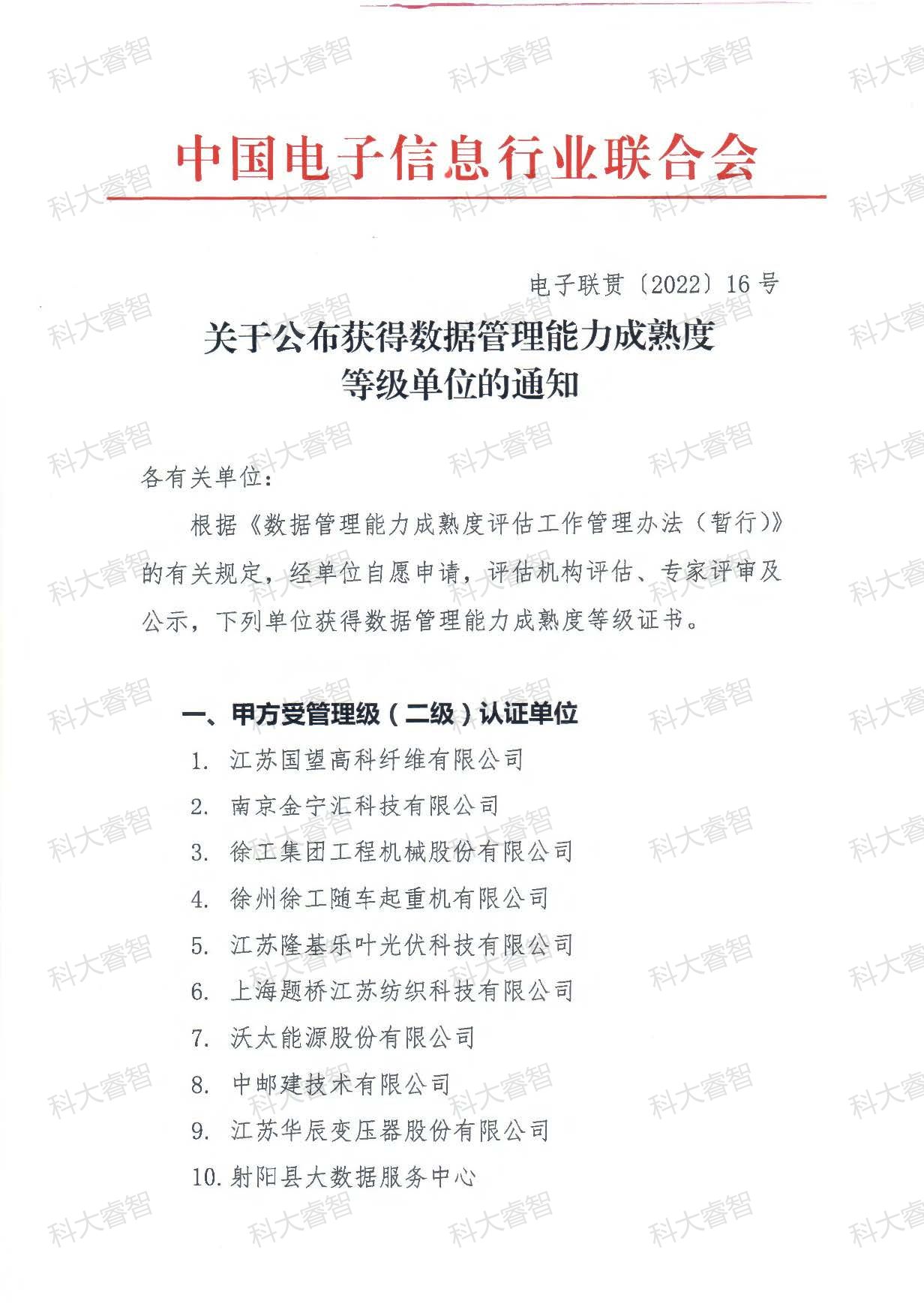 189家！科大睿智多家服務(wù)企業(yè)上榜第十六批DCMM獲證名單！-DCMM咨詢-DCMM申報(bào)條件